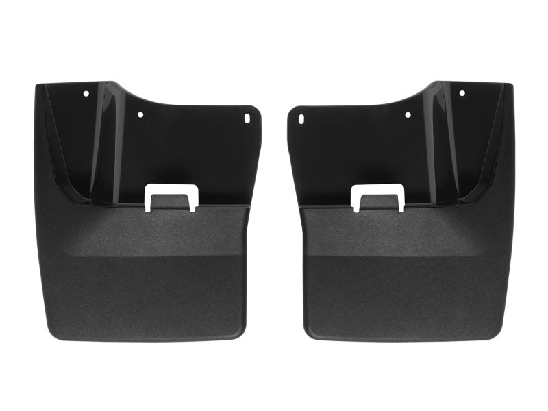 WeatherTech DigitalFit No-Drill MudFlaps for GMC Sierra 2500HD/3500HD (2020-2021) - Black
