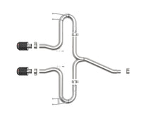 Load image into Gallery viewer, aFe Takeda 2-1/2 Inch 304 Stainless Steel Axle-Back Exhaust System with Carbon Fiber Tips for Honda Civic 2017-2020