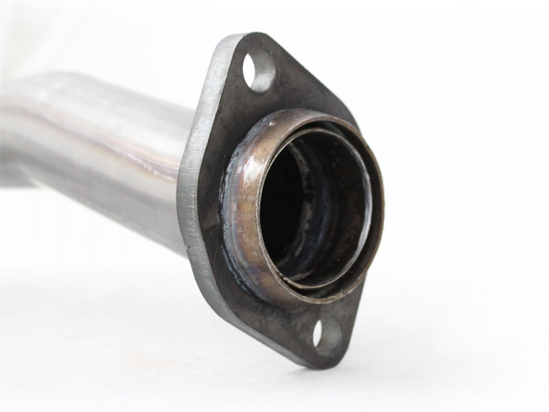 aFe Power Twisted Steel Y-Pipe for 2012-2018 Jeep Wrangler V6 3.6L - 2.5 Inch Stainless Steel Mandrel-Bent Exhaust Connection