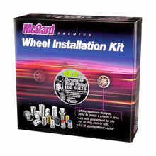 Load image into Gallery viewer, McGard 5 Lug Hex Install Kit with Wheel Locks for M14x1.5 Vehicles – Black Cone Seat Bolts
