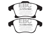 Load image into Gallery viewer, EBC UD1653 Ultimax2 Front Brake Pads for 2013-2015 Ford Fusion