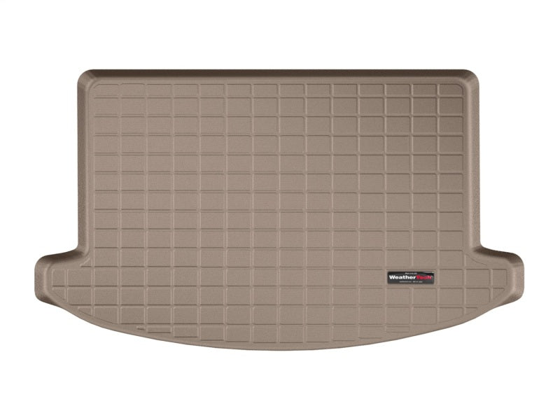 WeatherTech 2022+ Infiniti QX60 Cargo Liner - Tan with Bumper Protector for Behind 2nd Row Seating