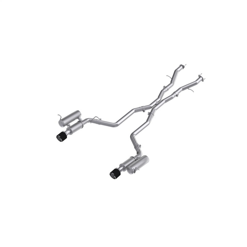 MBRP Armor Pro Series T304 Stainless Steel Cat-Back Exhaust System for Dodge Durango 2011-2013 with Dual Rear Exit and Carbon Fiber Tips