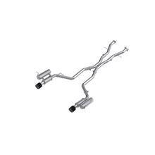 Load image into Gallery viewer, MBRP Armor Pro Series T304 Stainless Steel Cat-Back Exhaust System for Dodge Durango 2011-2013 with Dual Rear Exit and Carbon Fiber Tips