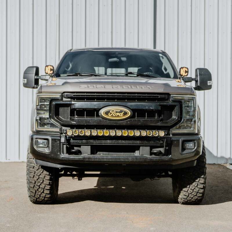 KC HiLiTES Ford Super Duty Front Bumper Mount for 40" Flex Era LED Light Bar (2011-2016 GEN3 F-250, F-350, F-450, F-550)