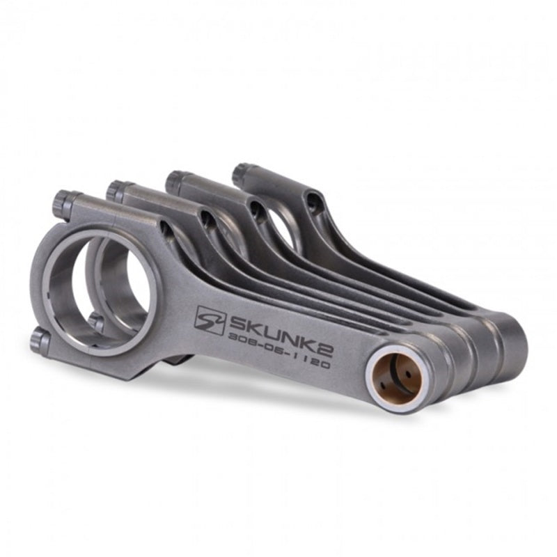Skunk2 Alpha Series Honda D16/Z6 Connecting Rods – Long H-Beam Design, Forged 4340 Chromoly Steel, Rated for 900+ HP