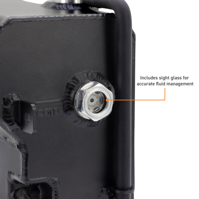 Mishimoto 2024+ Toyota Tacoma Expansion Tank - Black Aluminum Upgrade with Sight Glass and Mishimoto Radiator Cap