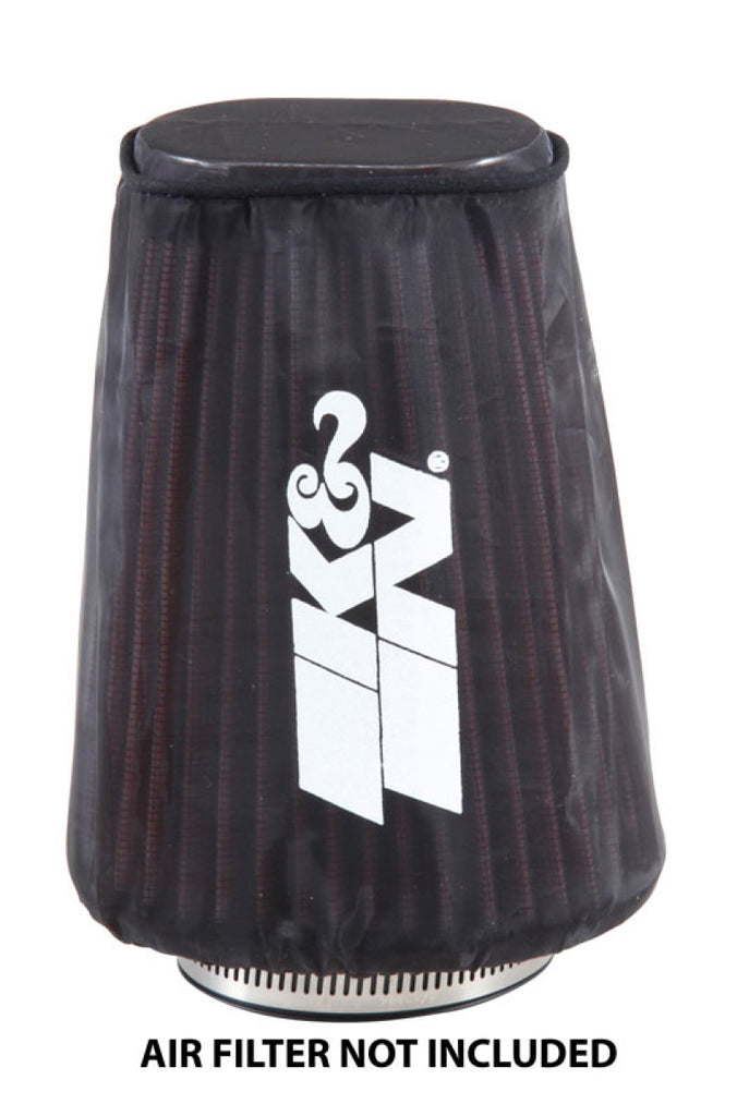 K&N Engineering Drycharger Black Air Filter Wrap Part KNNR-3680DK for Enhanced Airflow and Water Resistance