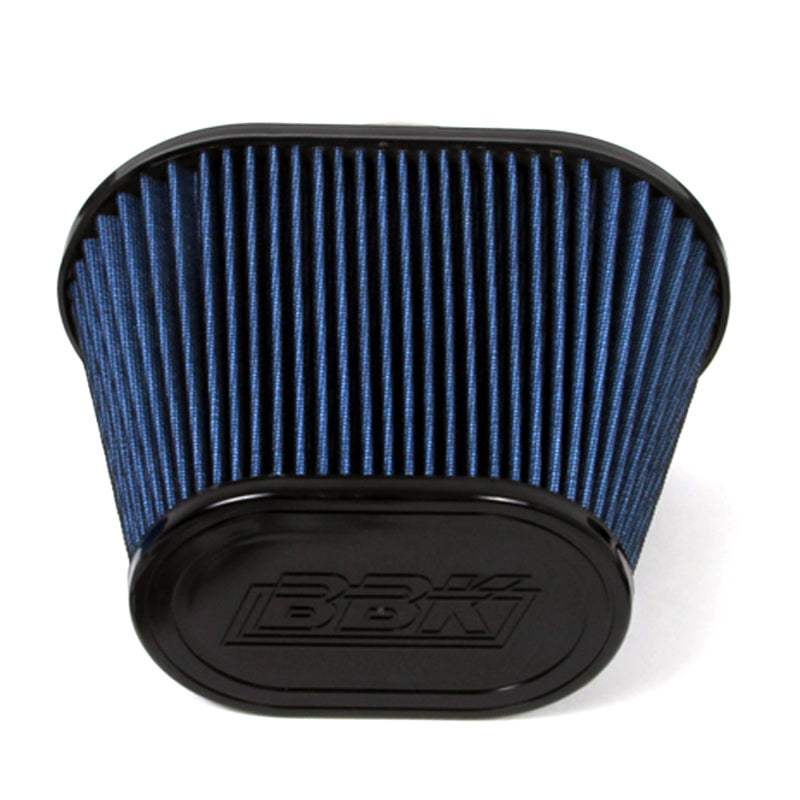 BBK 86-93 Mustang 5.0 Cold Air Intake Kit - Fenderwell Style with Blackout Finish