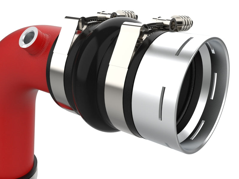 aFe BladeRunner Aluminum Hot and Cold Charge Pipe Kit for 2023 Ford F-250 and F-350 V8-6.7L Diesel Trucks - Red