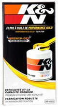 Load image into Gallery viewer, K&amp;N Engineering Premium Gold Oil Filter for Dodge Ram and D250 Models Part #knnHP-4003