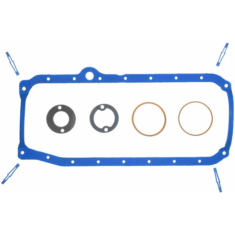 Fel-Pro FelOS34500R Oil Pan Gasket Set for Chevrolet K1500 - PermaDry Molded Rubber with SnapUps