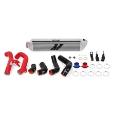 Load image into Gallery viewer, Mishimoto 2016+ Honda Civic 1.5T/Si Silver Intercooler Kit with Red Pipes