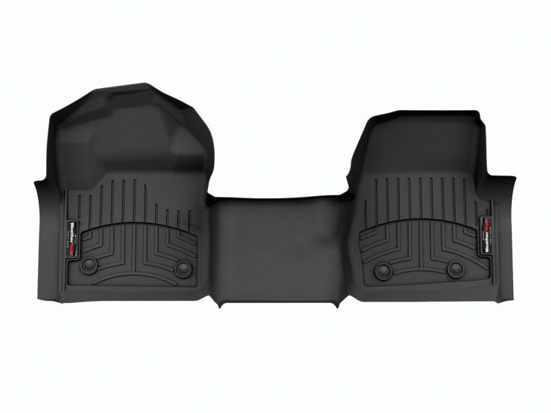 WeatherTech FloorLiner DigitalFit Front Floor Liner Over the Hump for 2023-2025 Ford F-250 and F-350 Super Duty, Black - Part WET4410351