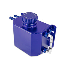 Load image into Gallery viewer, Mishimoto 1 Quart Aluminum Coolant Overflow Tank - Blue