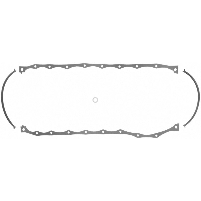 Fel-Pro 1811 Engine Oil Pan Gasket Set with Rubber-Coated Fiber for V8 Engines