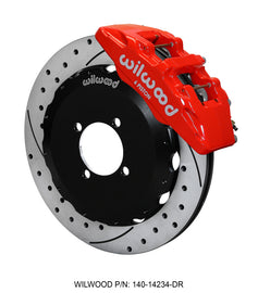 Wilwood Dynapro 6 Front Hat Kit with 12.88-inch Rotors for Mazda MX-5 Miata and Fiat 124 Spider