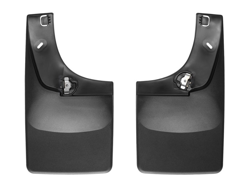 WeatherTech DigitalFit No-Drill MudFlaps for 2014 GMC Sierra 1500, 2500 HD, and 3500 HD - Black