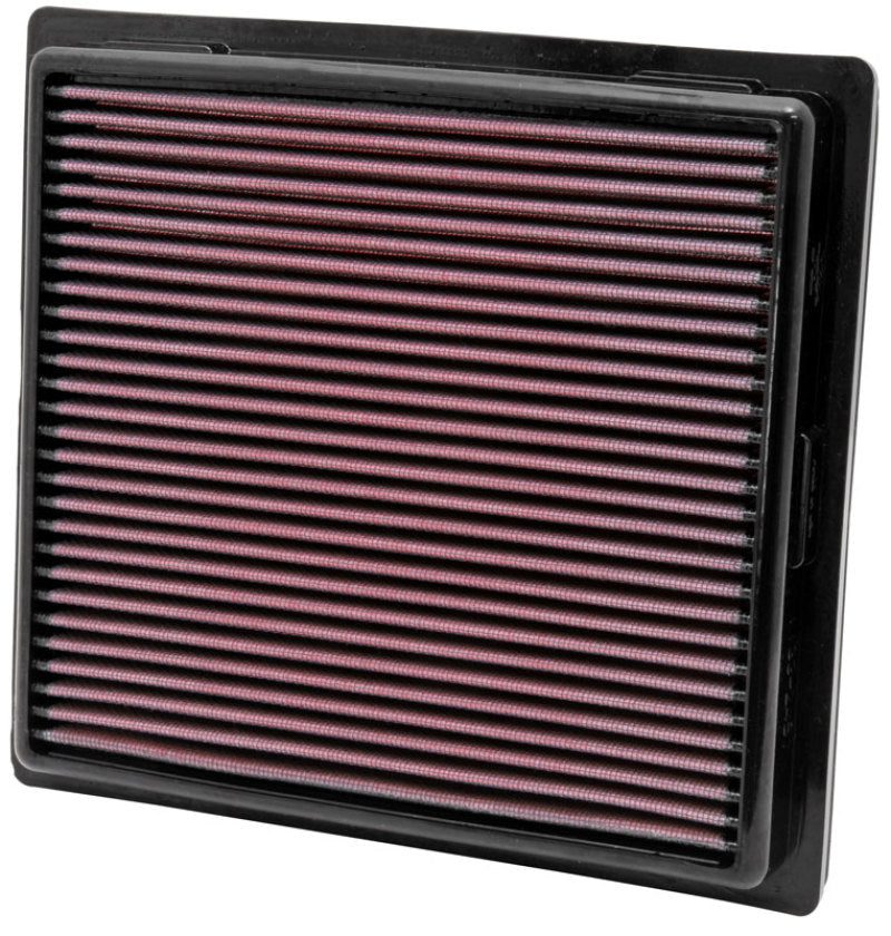 K&N Engineering Part 33-2457 High-Flow Reusable Air Filter for Jeep Grand Cherokee, Dodge Charger, Durango, and Challenger