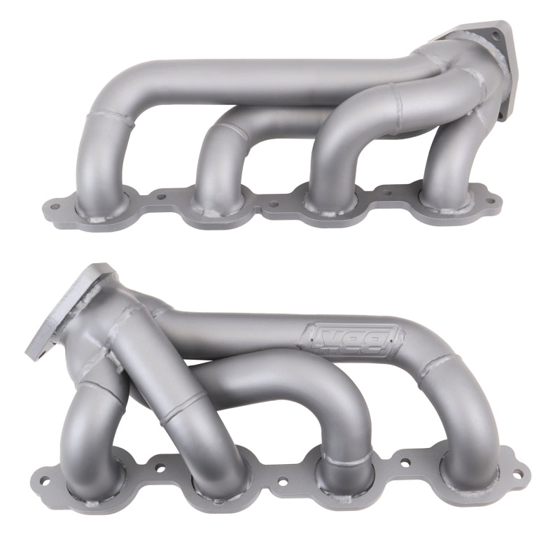 BBK 14-18 GM Truck 5.3/6.2L Shorty Tuned Length Exhaust Headers with Titanium Ceramic Finish