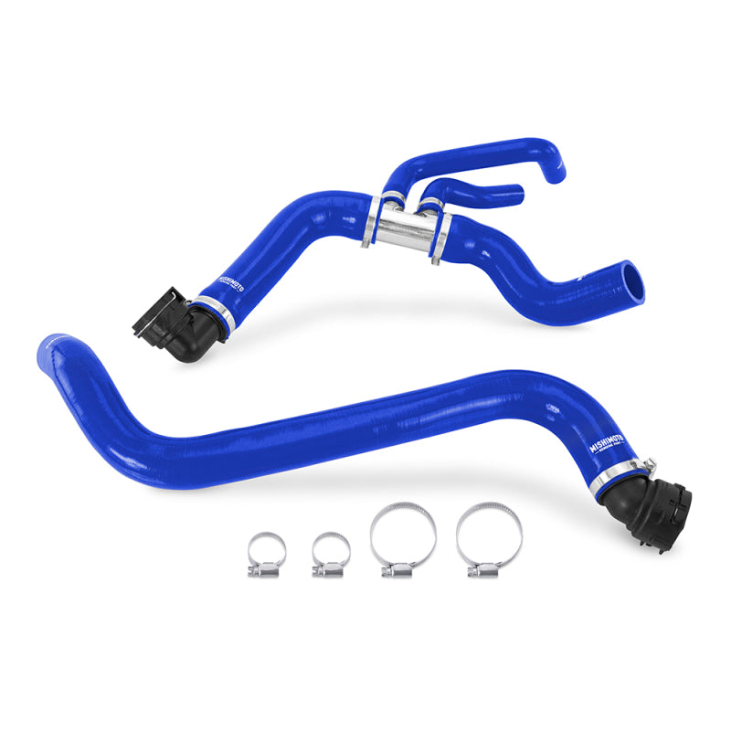 Mishimoto Silicone Radiator Hose Kit for 2015-2017 Ford F-150 5.0L V8 - Blue