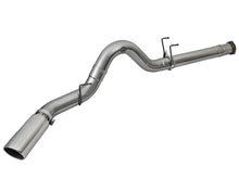 Load image into Gallery viewer, aFe Large Bore HD 5-inch Stainless Steel DPF-Back Exhaust System with Polished Tip for 2017 Ford Diesel Trucks V8 6.7L (td) - Part # afe49-43090-P