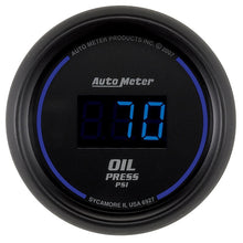 Load image into Gallery viewer, AutoMeter Cobalt Digital 52.4mm Black 0-100 psi Oil Pressure Gauge