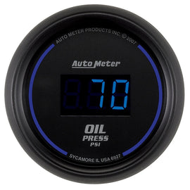 AutoMeter Cobalt Digital 52.4mm Black 0-100 psi Oil Pressure Gauge