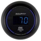 AutoMeter Cobalt Digital 52.4mm Black 0-100 psi Oil Pressure Gauge
