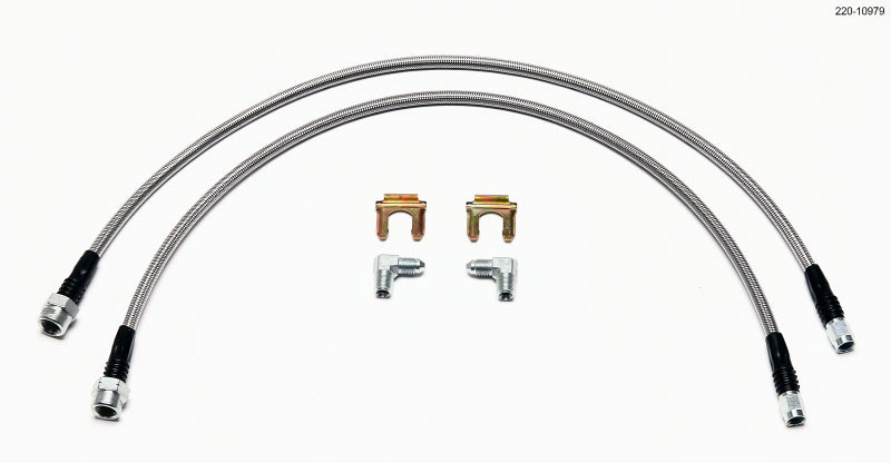 Wilwood Flexline Kit for 2007-2011 GM 1500 / 2500 Front Brake Lines - 14.25 Inches