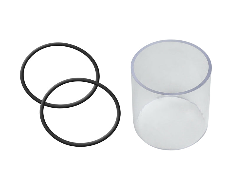 aFe DFS780 Fuel System Fuel Chamber - Clear High-Impact Polycarbonate Sight Glass