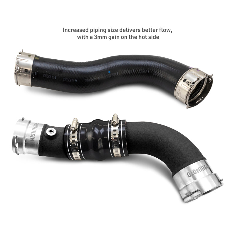 Mishimoto Intercooler Charge Pipe Kit for 2024+ Toyota Tacoma, Land Cruiser LC250 & 2025+ 4Runner - Black | MMICP-TAC-24BK