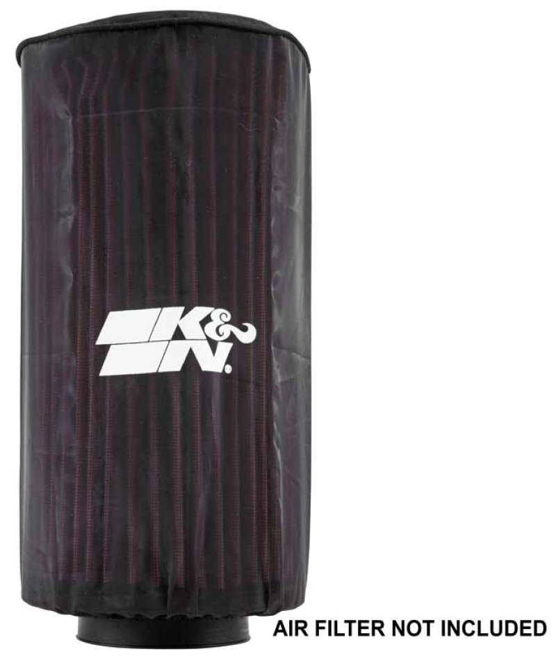 K&N Polaris Black Round Drycharger Air Filter Wrap 11.25 x 3 x 3 inches for Polaris RZR Models