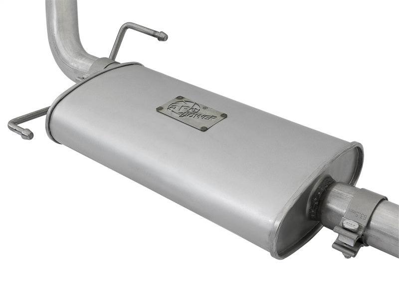 aFe Scorpion 2-1/2 Inch Aluminized Steel Cat-Back Exhaust System with Black Tips for Toyota FJ Cruiser 2007-2017