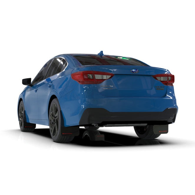 Rally Armor 20-25 Subaru Legacy Black UR Mud Flap with White Logo – Durable Polyurethane Protection