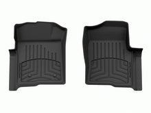 Load image into Gallery viewer, WeatherTech FloorLiner HP Front Floor Mats, Black, for 2010-2013 Ford F-150, Part WET446111IM