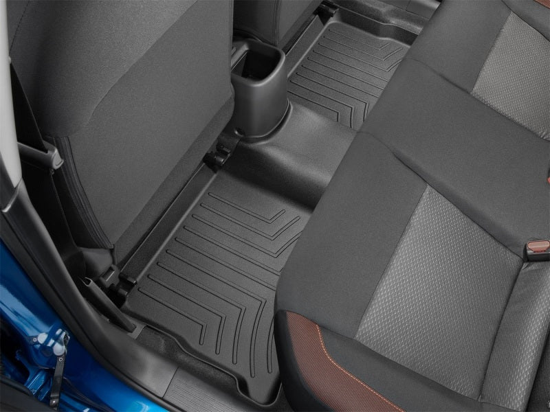 WeatherTech FloorLiner DigitalFit Rear Floor Mat, Black - Part Number 4415822 for 2020-2023 Nissan Versa