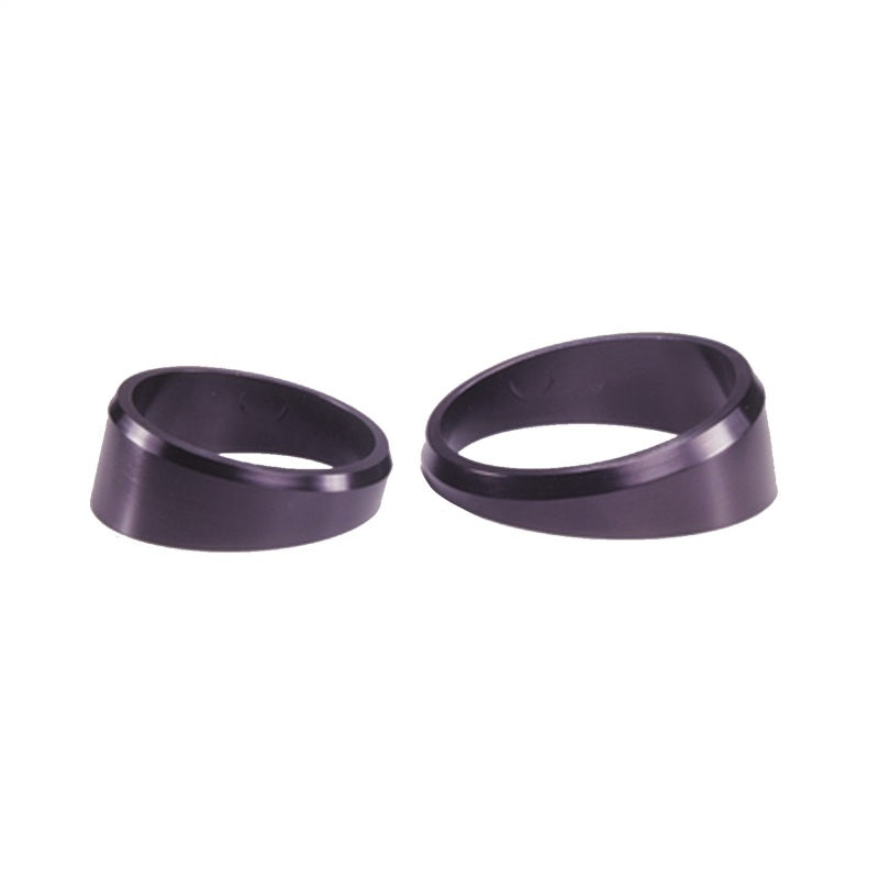 AutoMeter 2-1/16 Inch Black Angle Rings (3 Pack) with Mounting Brackets for Precise Gauge Installation