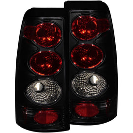 ANZO Dark Smoke Tail Light Assembly Pair for GMC Sierra 1500/2500 (2005-2006) – Easy Plug & Play Upgrade