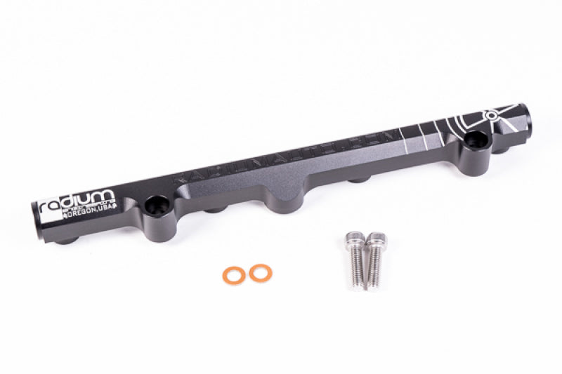 Radium Engineering Honda K-Series Fuel Rail Part #rad20-0230-02 – CNC Machined Fuel Rail for OEM and Aftermarket Honda K-Series Intake Manifolds