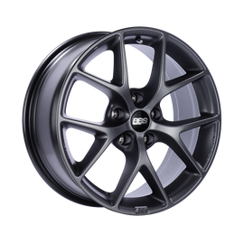BBS SR 18x8 Satin Grey Alloy Wheel with 5x100 Bolt Pattern and ET48 Offset
