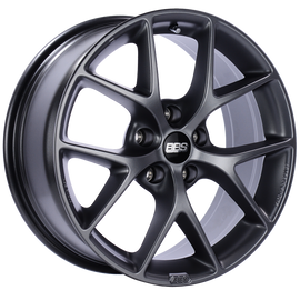 BBS SR 17x7.5 Satin Grey Wheel with 5x112 Bolt Pattern and ET35 Offset - Part Number BBSR004SG
