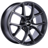 BBS SR 17x7.5 Satin Grey Wheel with 5x112 Bolt Pattern and ET35 Offset - Part Number BBSR004SG