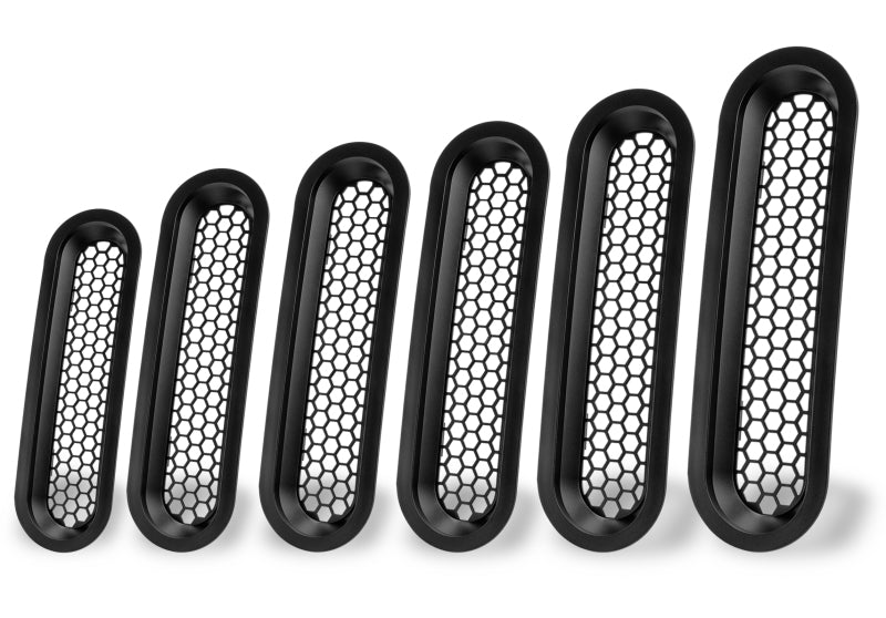 ORACLE Lighting Vertical Mesh Inserts for Vector Grille (JK Model Only) – Enhance Your 2007-2018 Jeep Wrangler