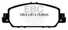 Load image into Gallery viewer, EBC Redstuff Ceramic Low Dust Front Brake Pads for Honda Accord 2013-2015