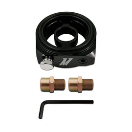 Mishimoto Oil Sandwich Plate Adapter with 3 x 1/8in NPT Ports – Universal Fitment for Automotive Applications