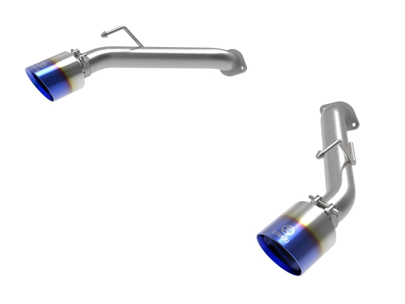 aFe Takeda 2-1/2 Inch Stainless Steel Axle-Back Exhaust System with Blue Flame Tips for 2023 Nissan Z V6-3.0L (TT)