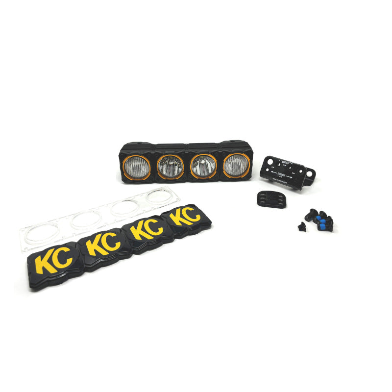 KC HiLiTES FLEX ERA 10-Inch LED Light Bar Add-A-Light Kit with Combo and Spot Beams