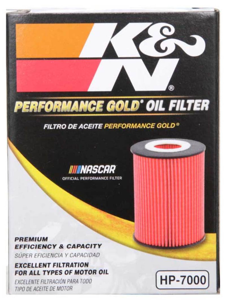 K&N Engineering KNNHP-7000 Cartridge Oil Filter for Saab 9-3 and More