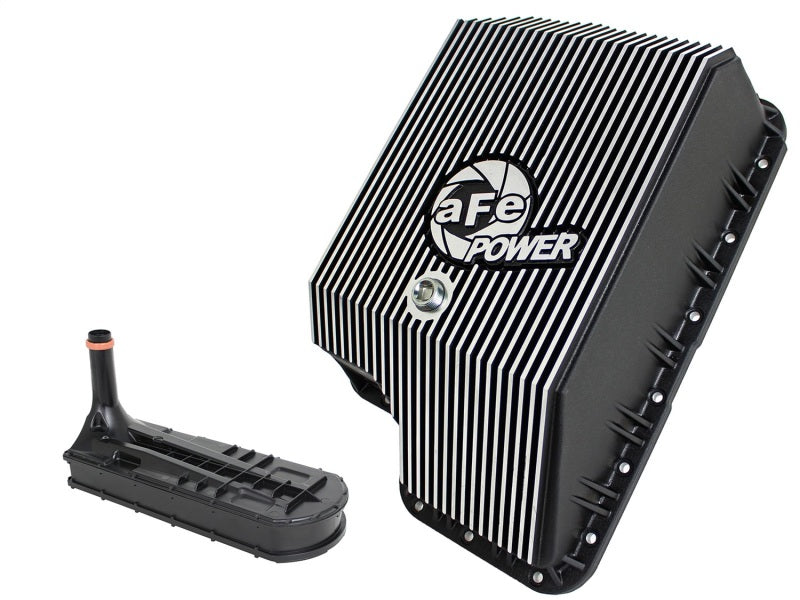 aFe Power Pro Series Deep Transmission Pan for Ford Diesel Trucks 1995-2010 * Part Number afe46-70122-1